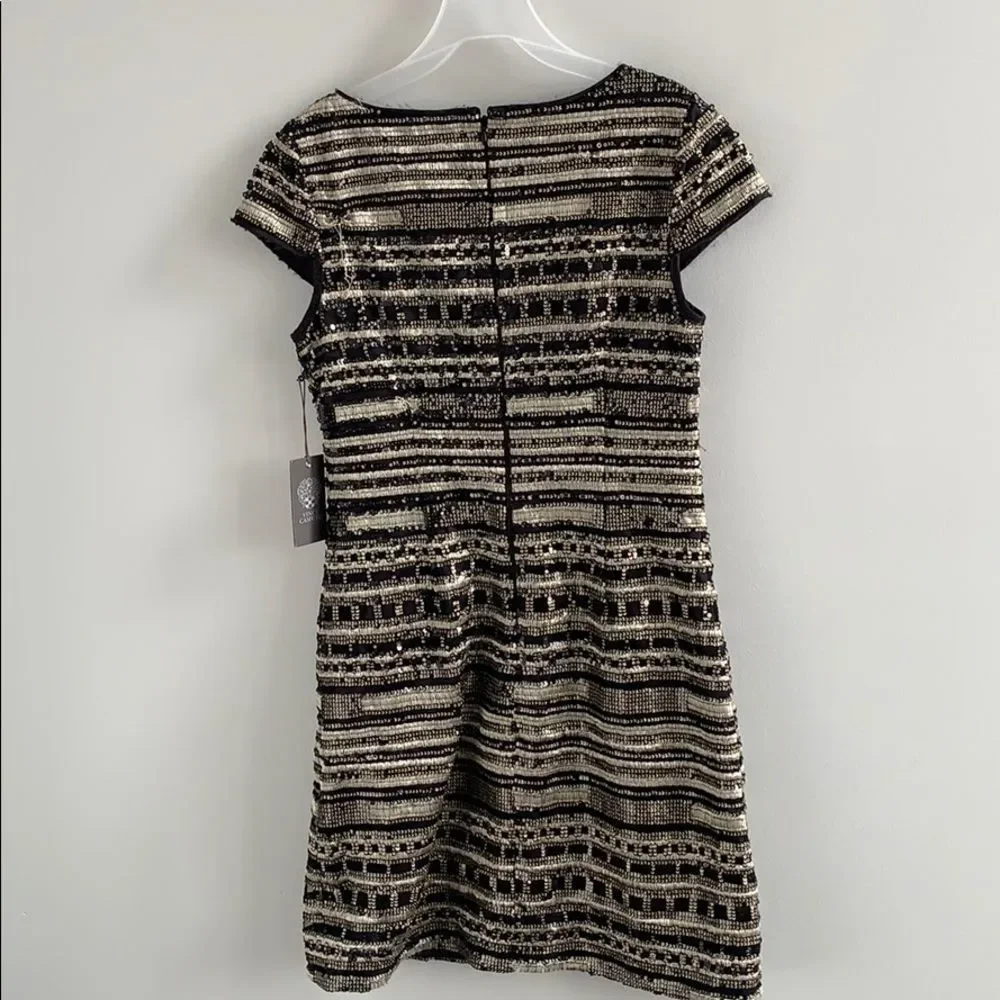 Vince Camuto Beaded Cocktail Dress size 6 - Picture 14 of 14